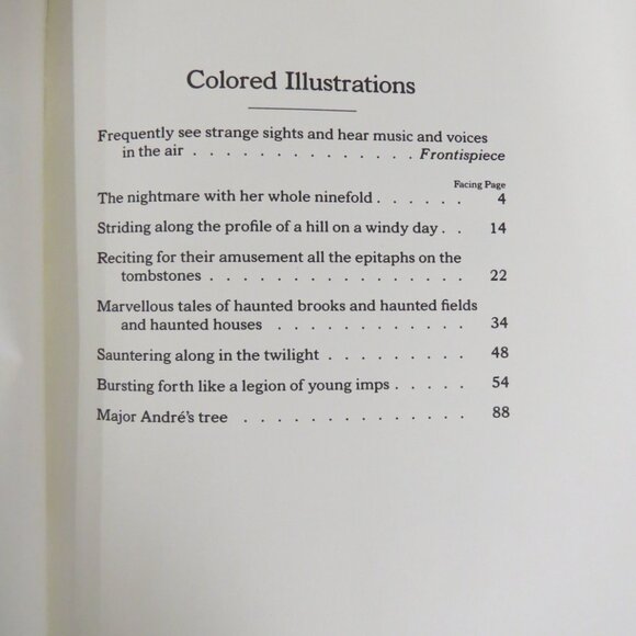 The Legend of Sleepy Hollow Washington Irving 1990 1st Ed HCDJ Literature - Picture 10 of 13